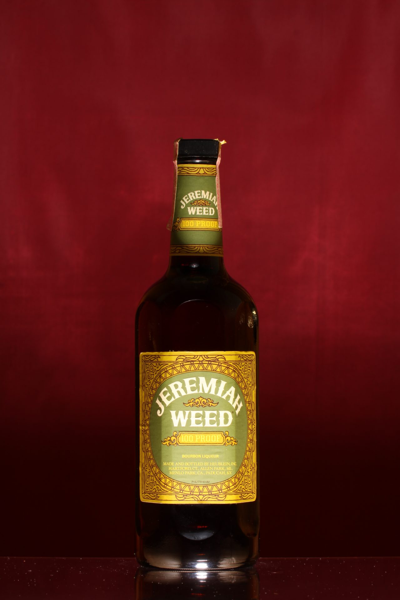 JEREMIAH WEED The Liquor Collection